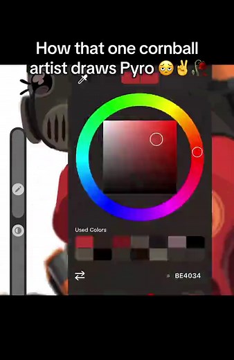How to Draw Pyro in Team Fortress 2 Art Style