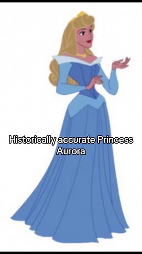 Historically Accurate Princess Aurora in Red