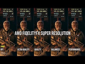 FidelityFX Super Resolution (FSR) RX 5500 XT test