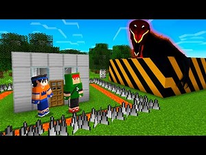 We TRICKED BLOODBATH GODZILLA with TRAPS in MINECRAFT!!