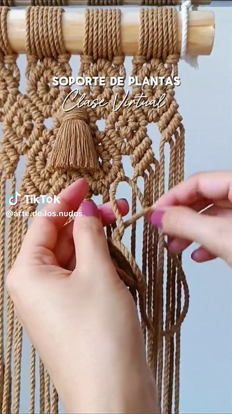 Tutorial de Macramé Paso a Paso para Crear Bolsos