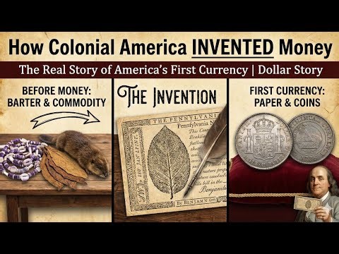 How Colonial America Invented Money | The Real Story of America’s First Currency | Dollar Story