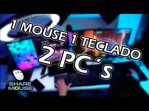 Cómo usar 1 teclado y 1 mouse en 2 PC´s (Sharemouse: Guía completa) Stream a 2 PC´s