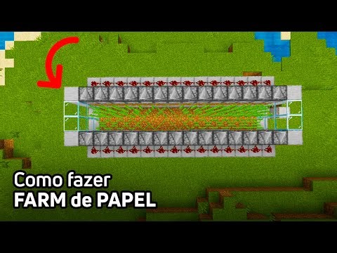 Como fazer uma FARM de PAPEL no Minecraft - CraftMark