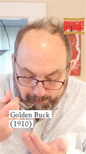 We get kind of a tower with today’s sandwich, the Golden Buck. That’s because the recipe from Louis’ Every Woman’s Cook Book 1910 is basically a Welsh Rarebit with a poached egg on top. And I am not mad at it. Snag some Sandwiches of History hoodies, t-shirts, beanies, and more! https://www.sandwichesofhistory.com/merch --------------------------------------------------------------- Sign up for my weekly recap email! https://sandwichesofhistory.substack.com/ -------------------------------------