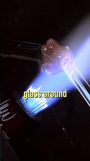 Glass Vortex Marble Swirling Technique #shorts