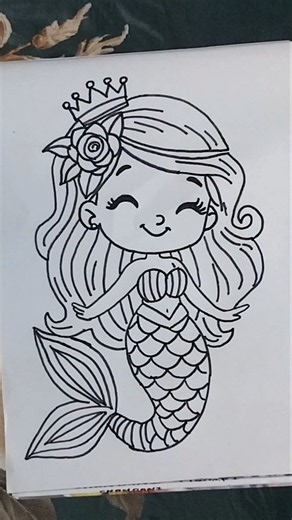 How To Draw Ariel The Little Mermaid Step By Step #shorts #viral #art #trending #drawing #mermaid