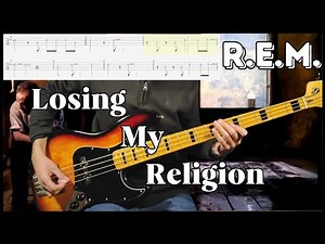 R.E.M. - Losing My Religion (Bass Cover Play Along)