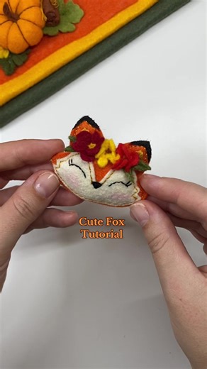 Cute Fox DIY Tutorial: Crafting a Felt Fox