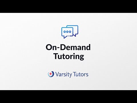 On Demand Tutoring - Varsity Tutors for Schools