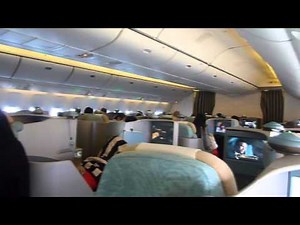 Etihad Airways B777 300ER Business Class Abu Dhabi To Bangkok Full Flight