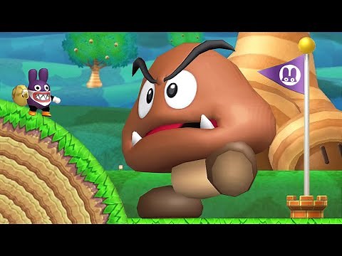 New Super Nabbit U Deluxe - 100% Walkthrough - World 1