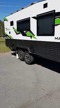 90° tight reverse park with a caravan