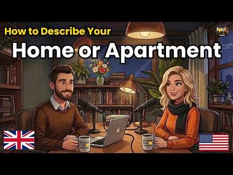 How to Describe Your Home or Apartment in English | English Conversation Practice