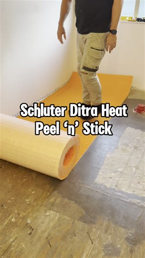 Schluter Ditra Heat Installation Guide: Peel and Stick