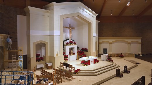 The sanctuary inside Epiphany Church Coon Rapids is undergoing its first major renovation in 40 years. CTN's Steve Antus recently learned more about the project. | CTN Coon Rapids