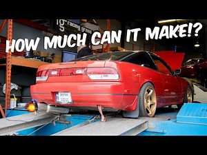 BOOSTED KA24 240SX HITS THE DYNO FOR THE FIRST TIME!
