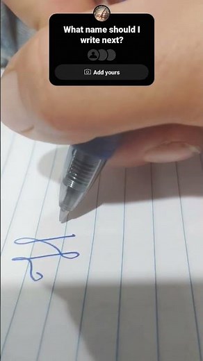 Writing the name Harper in beautiful cursive lettering #handwriting #calligraphy #foryou