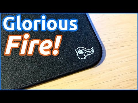 Glorious Elements Fire Mousepad Review! | The perfect blend of speed and control!