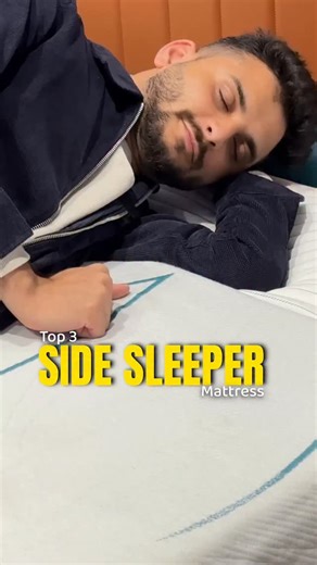 Side sleeper ho? 👀 Then choosing the right Mattress for side sleepers is not just comfort — it’s about health, spine support & long-term relaxation. Most people make the mistake of buying a too firm mattress, but side sleepers need something different. ➤ Go for medium-firm or soft mattresses – they balance comfort support. ➤ If you face body pain, an Orthopedic mattress in India (like Wake Pit) is a solid option. Height ~10 inches, custom sizes available, price ~₹10K (less in sales). ➤ For ulti
