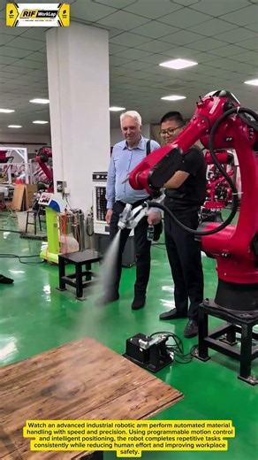 AI-Powered Industrial Robot in Action | The Future of Smart Factory Automation