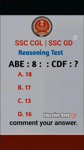 reasoning questions 🎯#reasoning#ssc #trending #maths#shortsfeed #shorts #ytshorts#viral #education