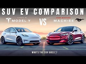 2025 Tesla Model Y vs. Ford Mustang Mach-E | The Ultimate Electric SUV Comparison