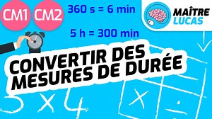 Convertir des mesures de durées
