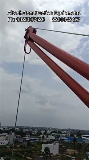 800kg china minicrane #altech#9985097685#machine#concretelifting #machinerychannel