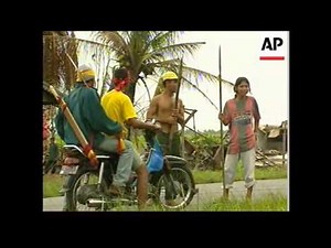 INDONESIA: BORNEO: FIGHTING ERUPTS