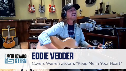 995K views · 11K reactions | Watch Eddie Vedder cover Warren Zevon’s “Keep Me in Your Heart” live on the Stern Show. Get his full interview with Howard on SiriusXM: siriusxm.us/EddieVedderHSS | The Howard Stern Show | Facebook