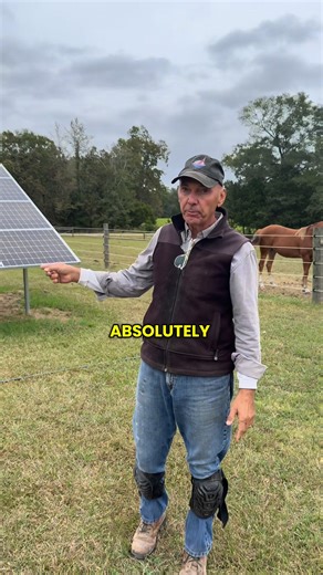 Meet Michael! Michael has a solar-powered farm in South Carolina, and we loved learning more about him and hearing his story. Not only does he use his solar panels to power his home, but he also uses them to power his electric fences, heated pool, and his wood shop! More on those later #solarpowered #solarpanels #southcarolinafarm #southcarolina #farmlife | Renewable Energy Design Group, L3C | Facebook