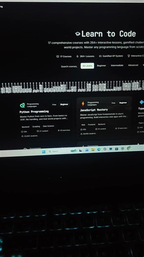 crazy website for developers 🔥🔥🔥| python course free, learn any coding language
