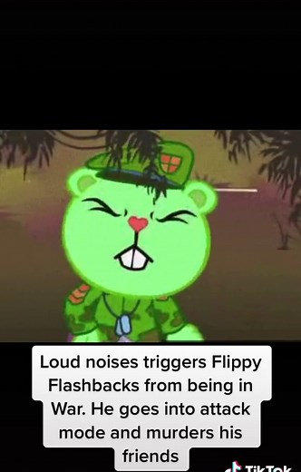 Happy Tree Friends Flippy sad story #happytreefriends #foryoupage #fypシ
