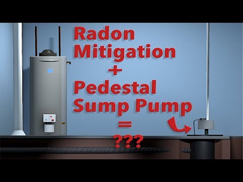 How to Install Pedestal Sump Pump Cover = Safety/Reduce Odors - DIY Radon Mitigation