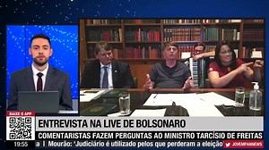 207K views · 6.3K reactions | O ministro Tarcísio de Freitas concedeu entrevista ao programa Os Pingos Nos Is durante a live do presidente Bolsonaro, desta quinta-feira (30). Assista à entrevista #OsPingosNosIs | Jovem Pan News | Facebook