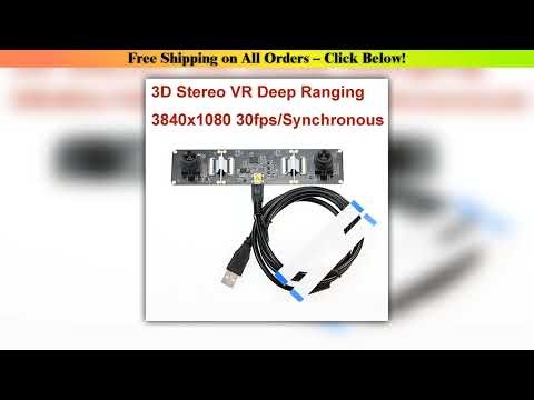 GXIVISION 1080P Dual Lens USB Camera Module Binocular Synchronous 3D Stereo VR,3840x1080