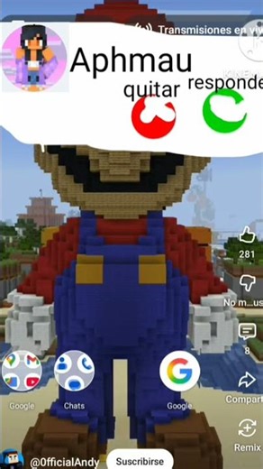 Aphmau me invitó a llamar