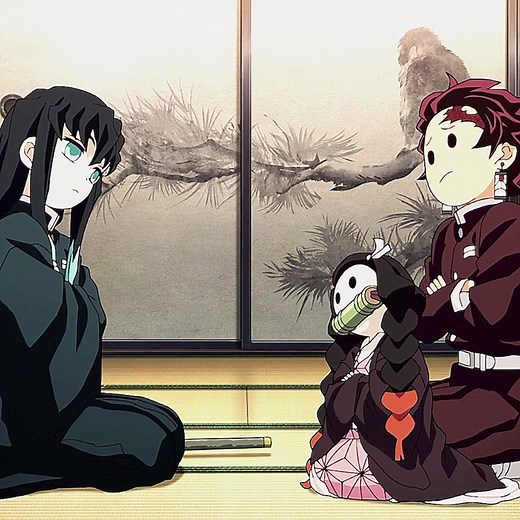 Nezuko Copying Muichiro - Cute Demon Slayer Moments
