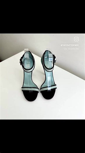 GUCCI Blue Green Suede Colorblock Ankle Strap Sandals
