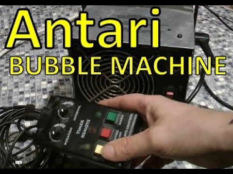 Antari professional bubble machine: review and how to use.