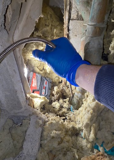 Cleaning out a Kitchen Drain 🪠 Follow for more Content like this! #plumber #plumbing #fypシ゚ #drain #repair