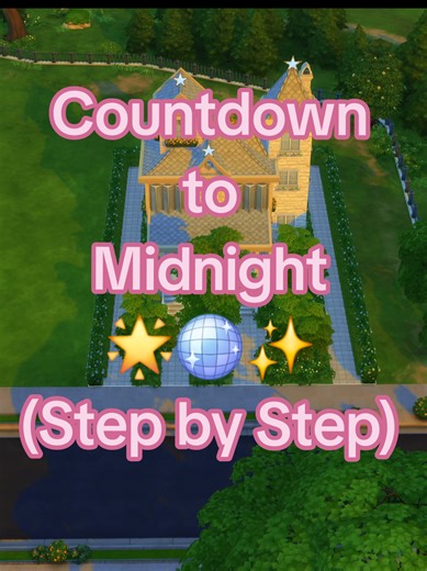 Countdown to Midnight, a New Years Party Venue in Newcrest. (Step by Step)✨️🪩⭐️ • • Gallery ID: SimsBound. Click Include CC when searching or you won't find any of my Builds/Sims. • • • #TheSims4 #Sims4Build #SimsCommunity #VideoGame