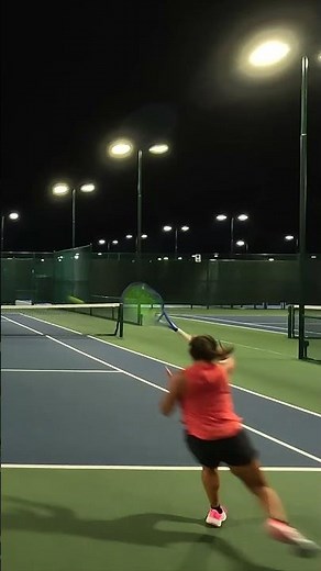 SLAM DUNKED on her! #tennis #shorts