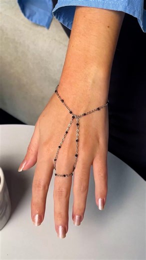 Entice Studio on Instagram: "Transform your necklace into hand chain #transform #chain #trick"
