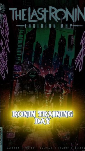 The Last Ronin: Training Day Looks INCREDIBLE #thelastronin #speakonitcomics