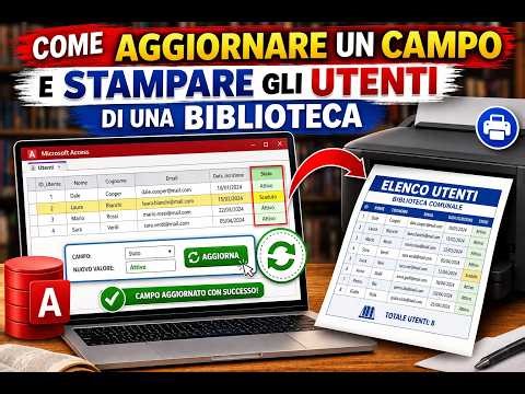 18 - gestione di una biblioteca: query di aggiornamento e stampa degli utenti