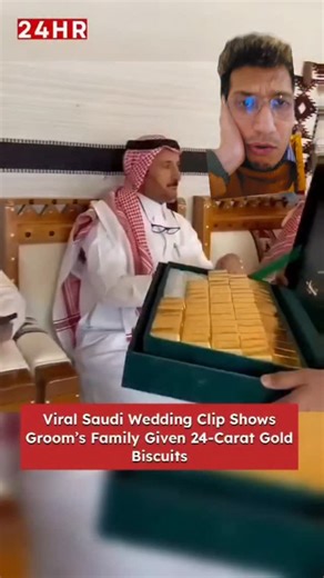 Faizan Rabbani on Instagram: "24 carot Gold biscuits at arbi wedding.... 😱😱😲😲🤯🤯 #wedding #Gold #Arab"