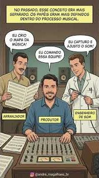 Produtor VS Arranjador VS Engenheiro de som #midi #producao #audio