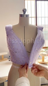 1.9M views · 21K reactions | Making a v neck sleeveless lavender midi dress, special occasions dress. #dress #gown #sewing #fashion #prom #promdress #weddingguestdress #prom2025 #Wedding #formaldress #fashionblogger #fashiondesigner #sewingproject #creative | Miss Jophiel | Facebook